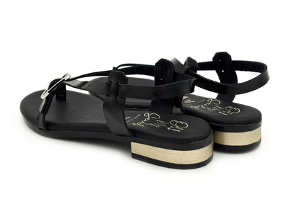 OH MY SANDALS 5865 Sandalia esclava Charol Negro Hebilla Mujr
