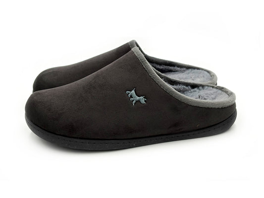 GARZON 17002.440 Zapatilla de casa chancla Aitana gris  Hombre