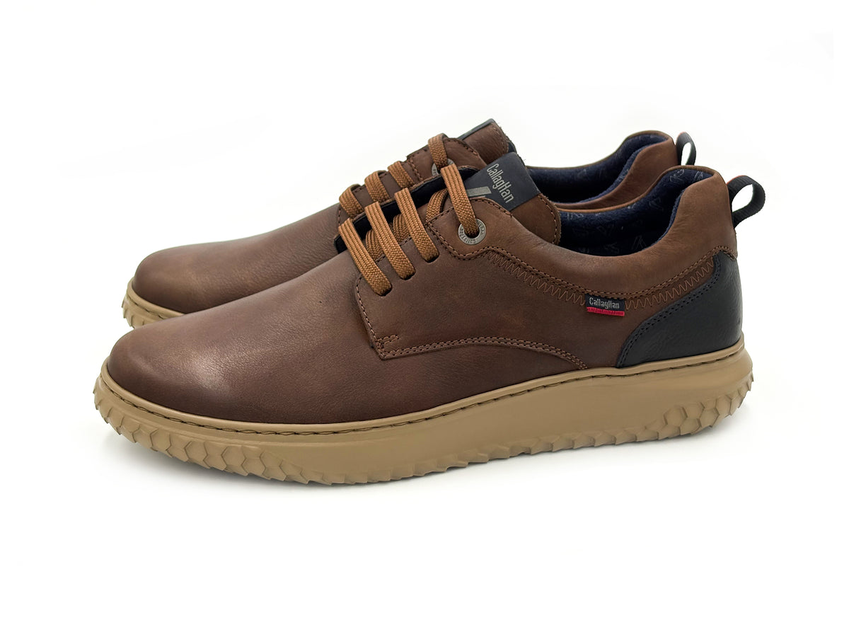 Callaghan 60800 Zapato cordones Piel Jacinto Marrón Adaptaction Hombre