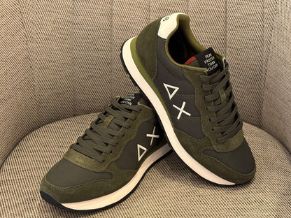 SUN68 Tom Solid Sneakers 74 Kaki Militare cordones Hombre