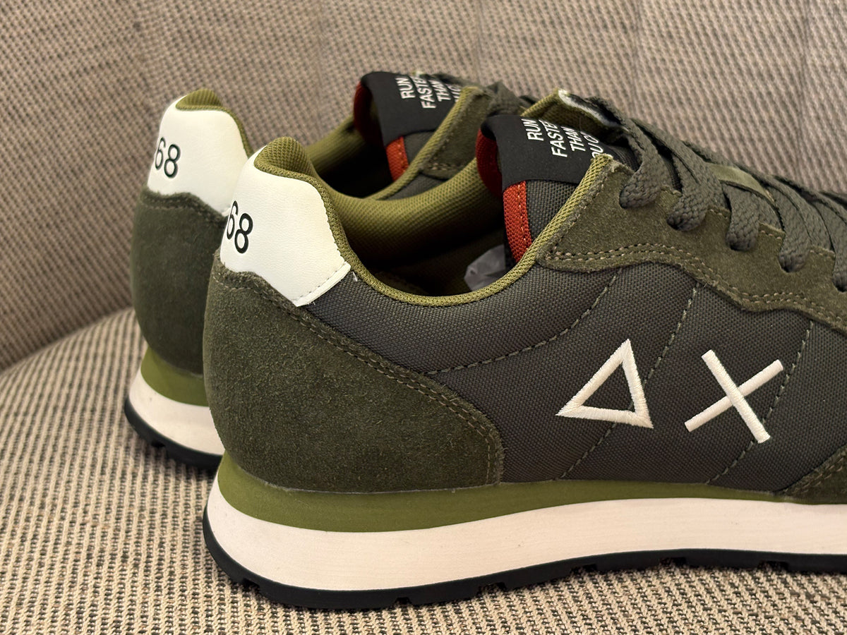 SUN68 Tom Solid Sneakers 74 Kaki Militare cordones Hombre