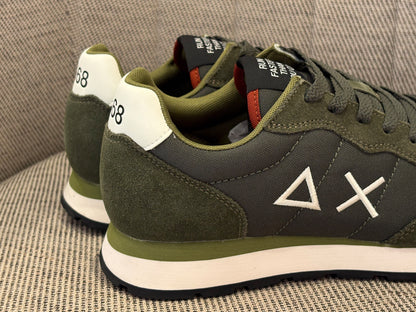 SUN68 Tom Solid Sneakers 74 Kaki Militare cordones Hombre