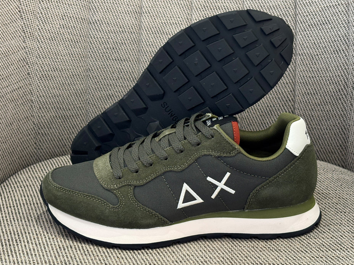 SUN68 Tom Solid Sneakers 74 Kaki Militare cordones Hombre