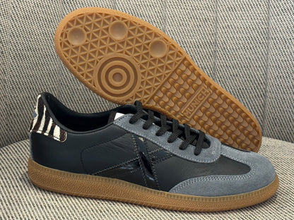 Munich 8290238 Barru 238 Sneaker Retro Piel Negro Animal Print Mujer