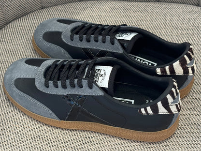 Munich 8290238 Barru 238 Sneaker Retro Piel Negro Animal Print Mujer