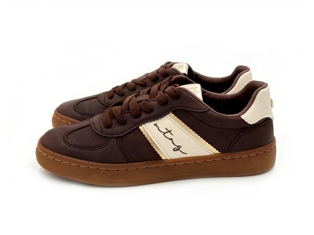 Mustang 60860 C60564 Deportivo Sneaker Roy Marrón cordones Mujer
