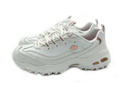 Skechers 11931/WTRG D´lites Deportivo Sneaker cordon Blanco Mujer