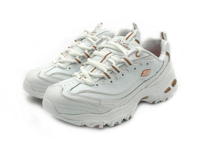 Skechers 11931/WTRG D´lites Deportivo Sneaker cordon Blanco Mujer