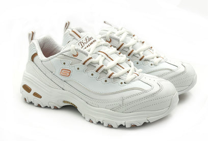 Skechers 11931/WTRG D´lites Deportivo Sneaker cordon Blanco Mujer