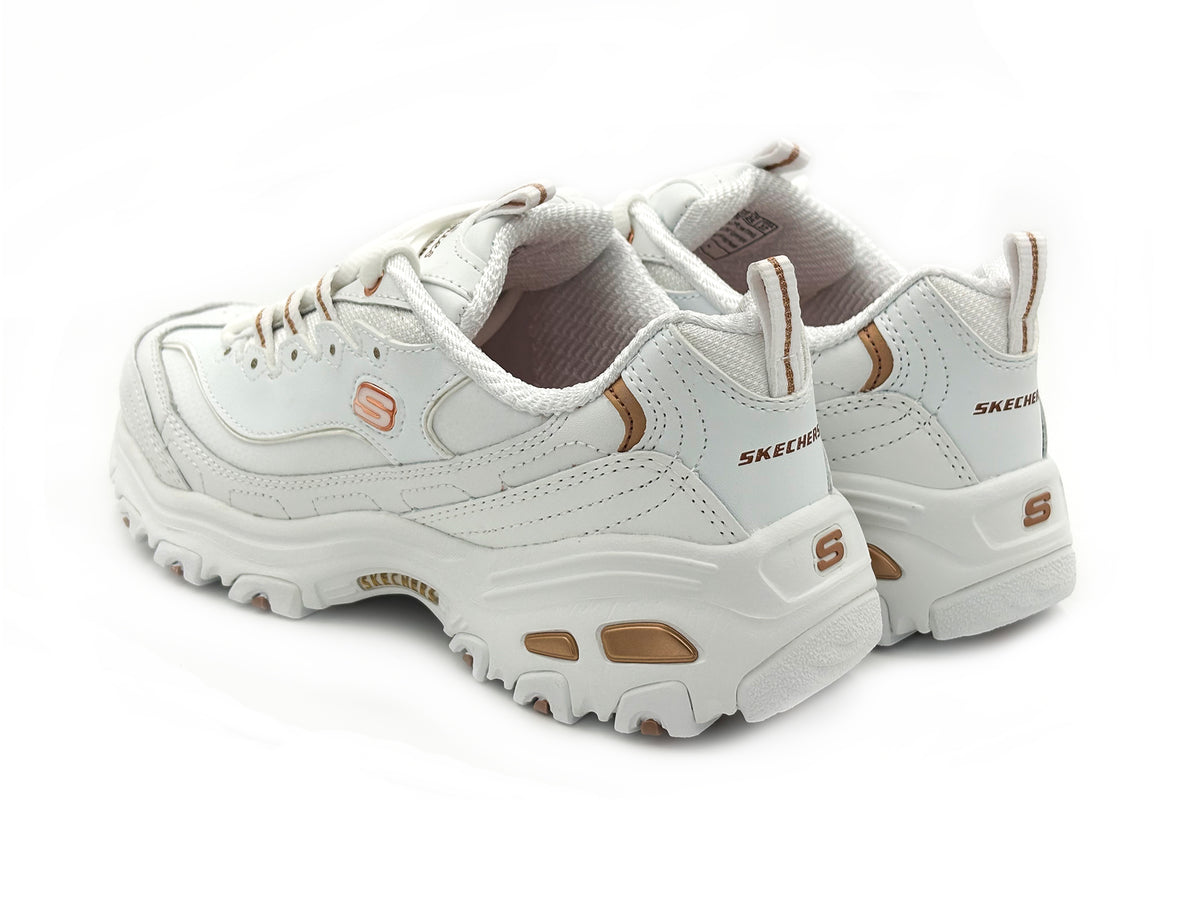 Skechers 11931/WTRG D´lites Deportivo Sneaker cordon Blanco Mujer