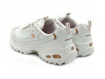 Skechers 11931/WTRG D´lites Deportivo Sneaker cordon Blanco Mujer