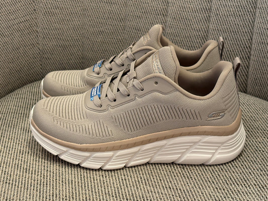Skechers 117385/TPGD Bobs B Flex Flying Hi Deportivo Nylon Taupe mujer