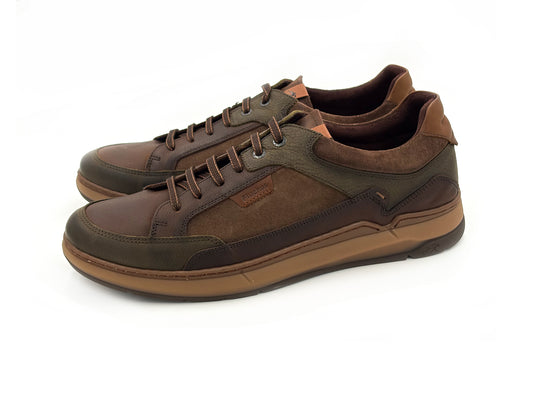 Fluchos F2279 Jeff Zapato Piel Nobuck Marrón cordon Hombre