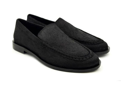 Gioseppo 80770 Mocasin Piel Pelo Negro Mujer