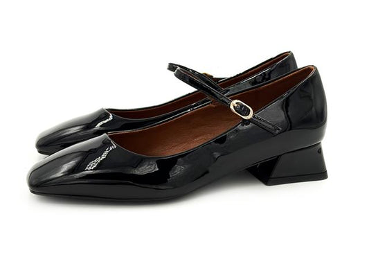 Gioseppo 80828 Zapato Mercedes Mary-Jane Charol Negro Mujer