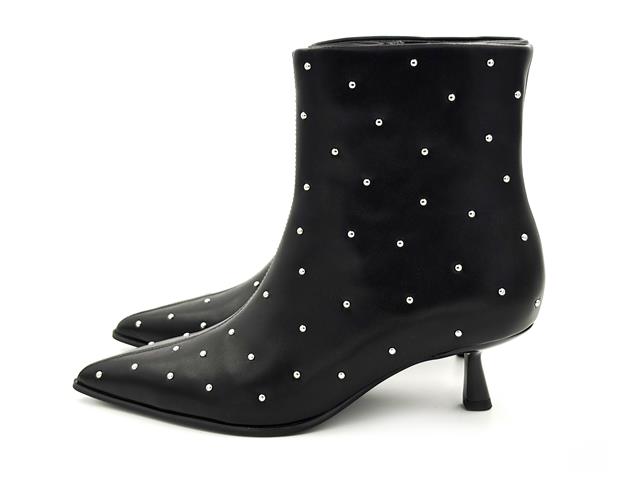 Gioseppo 80821 Botín tachas Negro Cremallera Mujer