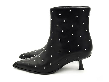 Gioseppo 80821 Botín tachas Negro Cremallera Mujer