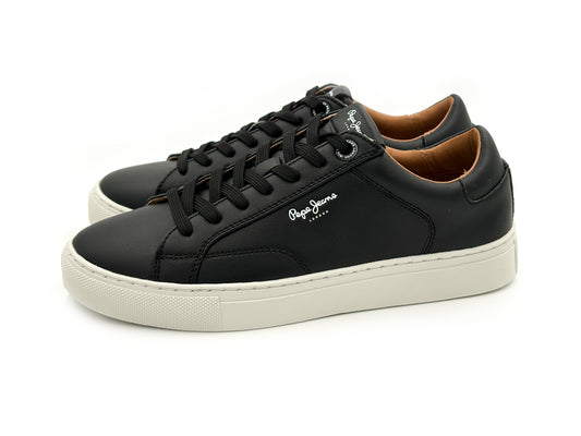 Pepe Jeans PMS00048 Zapatilla deportiva Casual cordones Negro Hombre