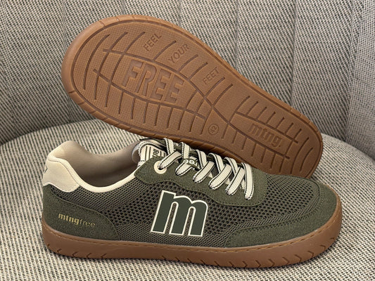 Mustang 85000 C59166 Barefoot Casualo cordones Kaki Hombre