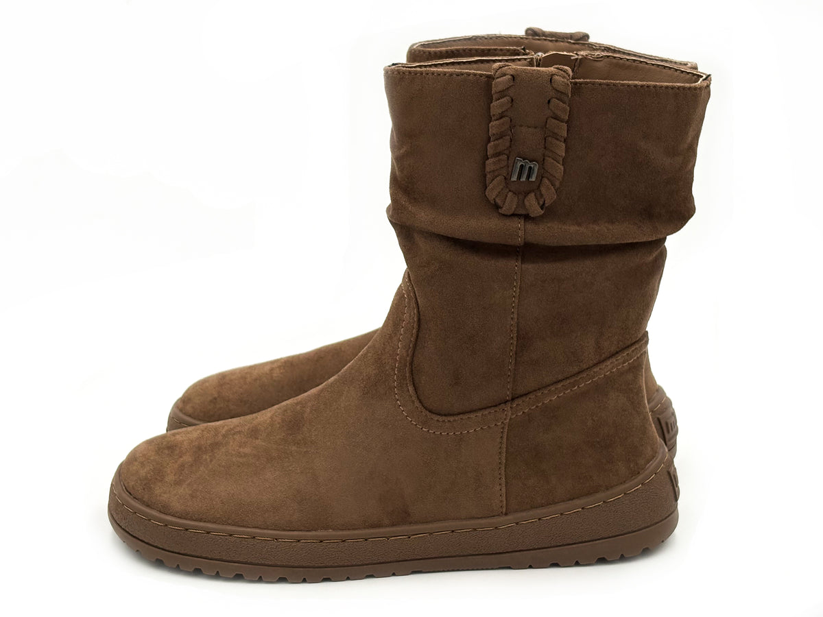 Mustang 85504 C60916 Botin Barefoot Taupe cremallera Mujer