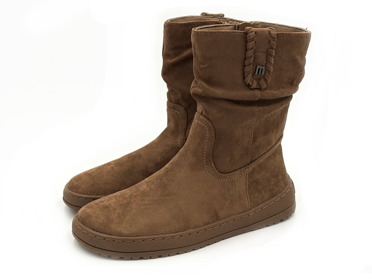 Mustang 85504 C60916 Botin Barefoot Taupe cremallera Mujer