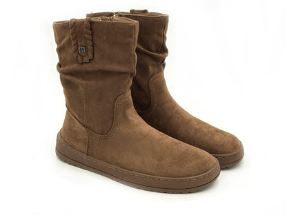 Mustang 85504 C60916 Botin Barefoot Taupe cremallera Mujer