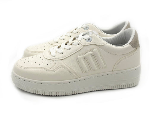 Mustang 60724 Zapatilla deportiva casual cordon Blanco Mujer