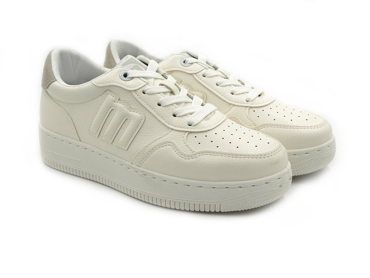 Mustang 60724 Zapatilla deportiva casual cordon Blanco Mujer