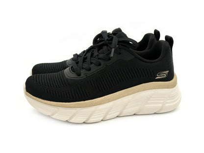 Skechers 117385/BKGD Bobs B Flex Flying Hi Deportivo Nylon negro mujer