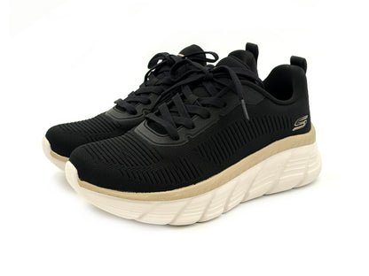 Skechers 117385/BKGD Bobs B Flex Flying Hi Deportivo Nylon negro mujer
