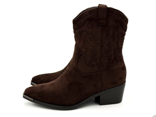 Étika 110565 Botin Campero Magnolia Serraje Cafe Mujer
