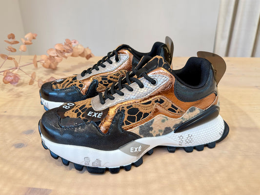 EXÉ D190608-13C sneakers Casual tachas Bronce  Mujer