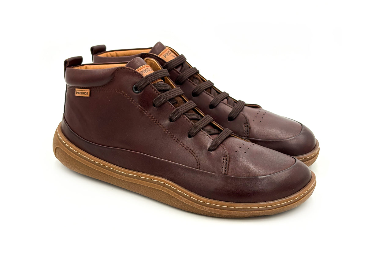 Pikolinos U9F-8055C1 Aranjuez Botin Barefoot Piel Caoba Mujer