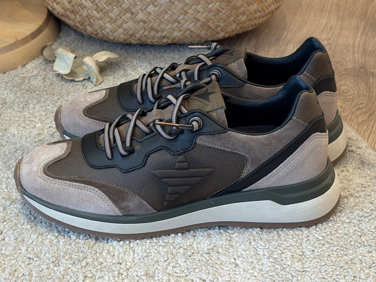 Deportivo Casual Cetti C-1429 Ante Napa Kaki elastico Hombre