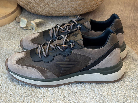 Deportivo Casual Cetti C-1429 Ante Napa Kaki elastico Hombre