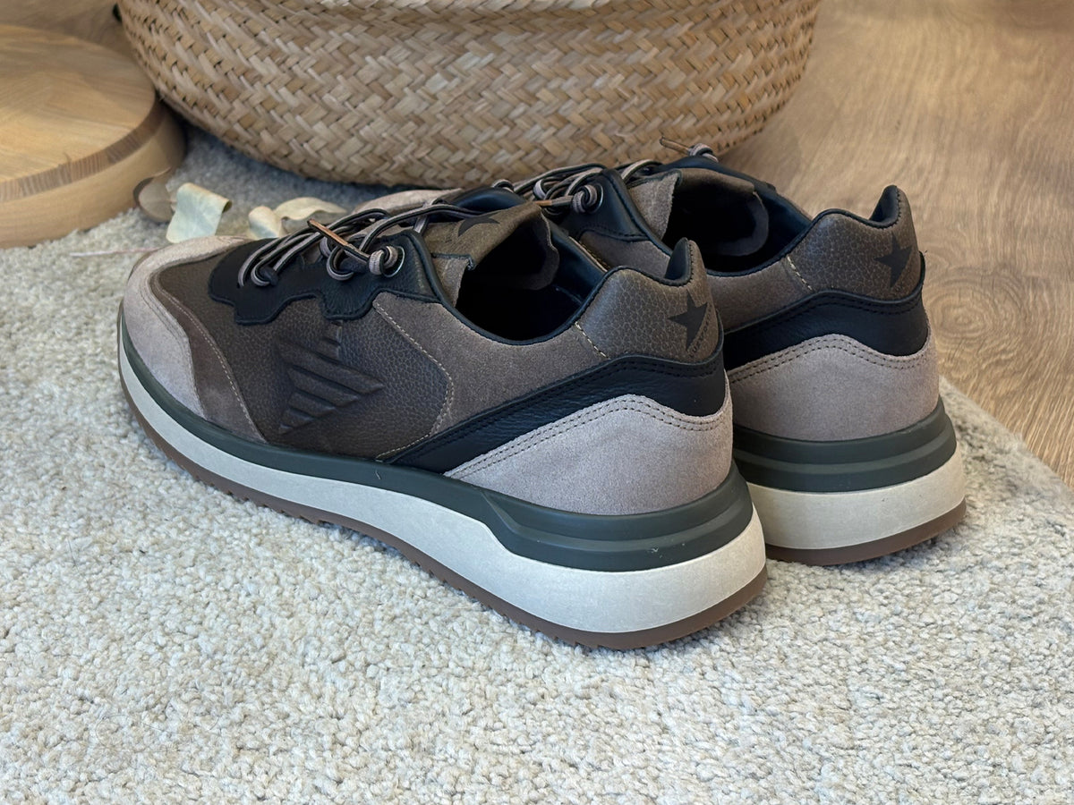 Deportivo Casual Cetti C-1429 Ante Napa Kaki elastico Hombre