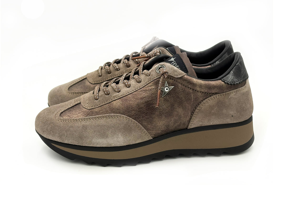 Deportiva Casual Cetti C-1381 SRA Ante Metal Oxido piel Mujer