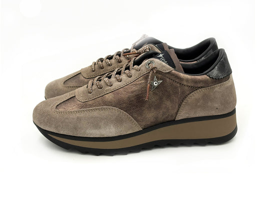 Deportiva Casual Cetti C-1381 SRA Ante Metal Oxido piel Mujer