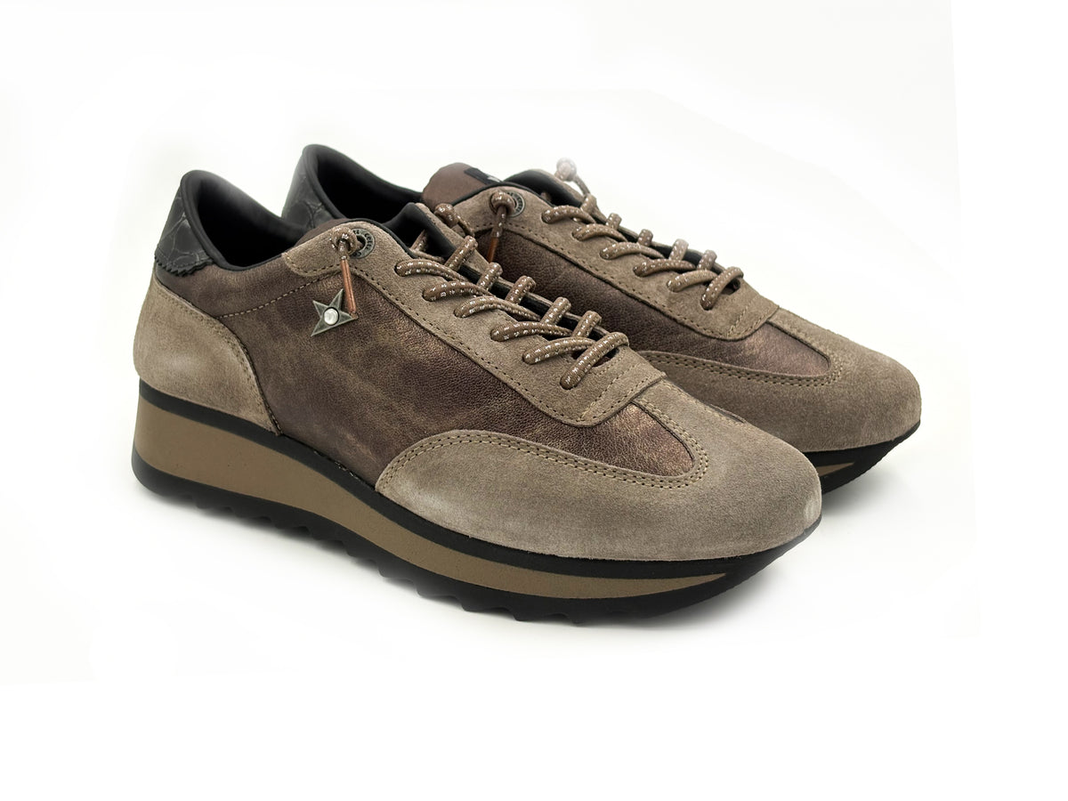Deportiva Casual Cetti C-1381 SRA Ante Metal Oxido piel Mujer