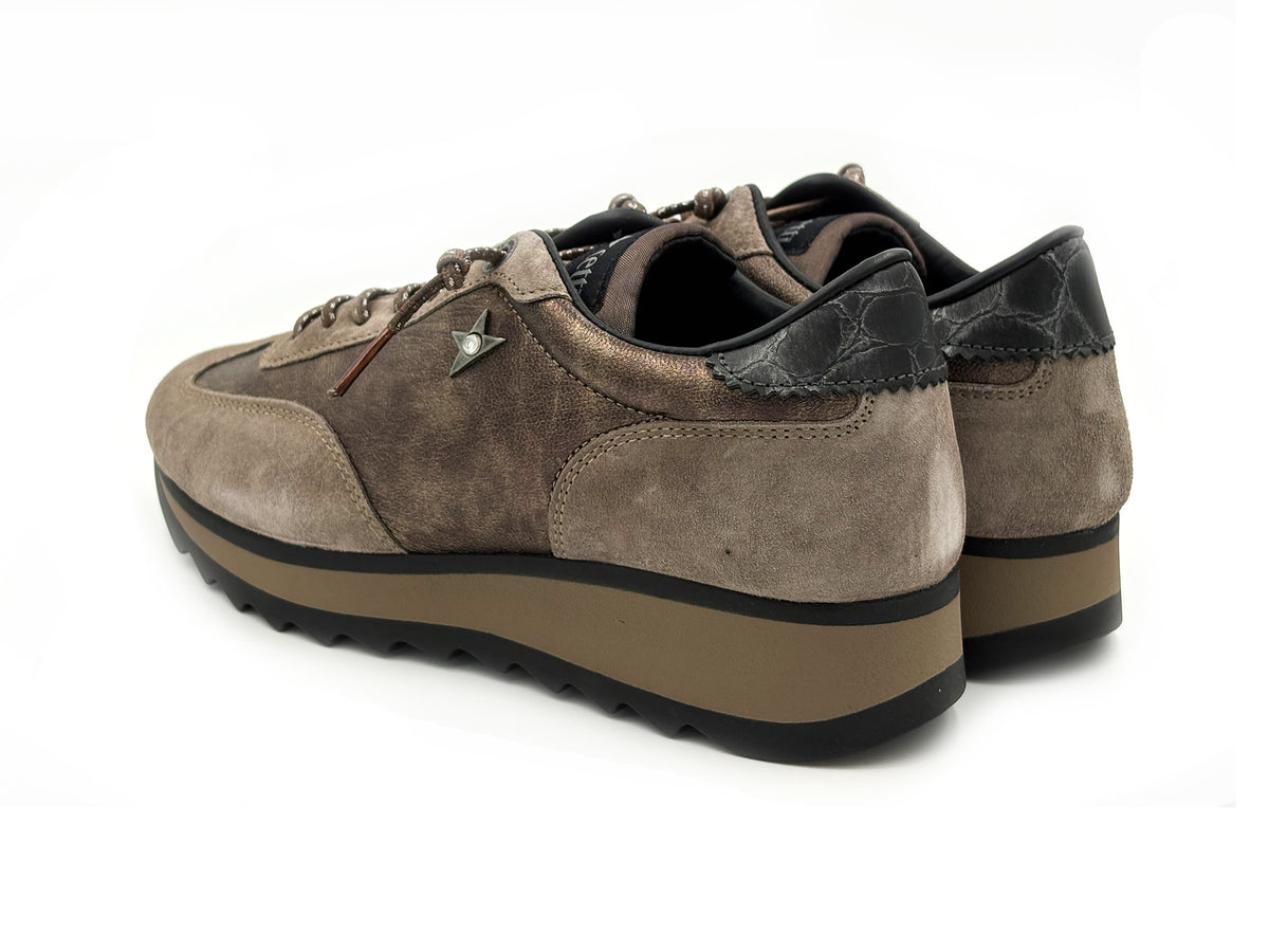 Deportiva Casual Cetti C-1381 SRA Ante Metal Oxido piel Mujer