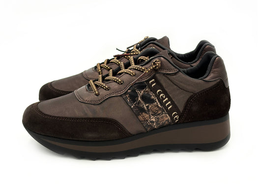 Deportiva Casual C-849 SRA Cetti Bunny Metal Coffee Mujer