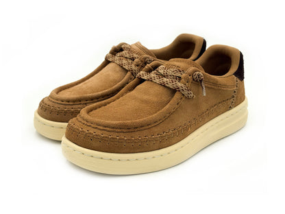 HEYDUDE 45619 Harper Moc Crafted Suede Mujer