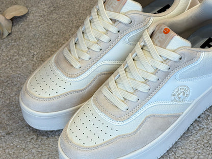 Refresh 176004 deportivo cordones plataforma Beig Mujer