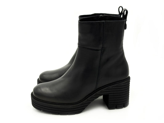 Porronet 4870 Botin Piel Negro Tacón 6 Mujer