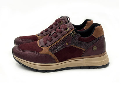Refresh 176088 Zapato deportivo casual cordones Negro Mujer