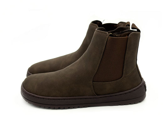 Mustang 85511 Botin Barefoot Cremallera Moka Mujer
