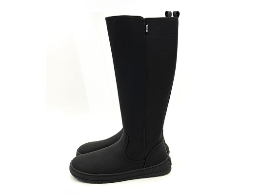Mustang 85503 Bota Caña Alta Barefoot Negro Cremallera Mujer