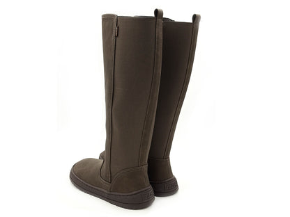 Mustang 85503 Bota Caña Alta Barefoot Moka Cremallera Mujer