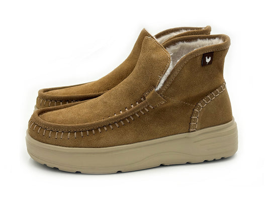 Pitas Perth Botin hidrofugado camel Mujer