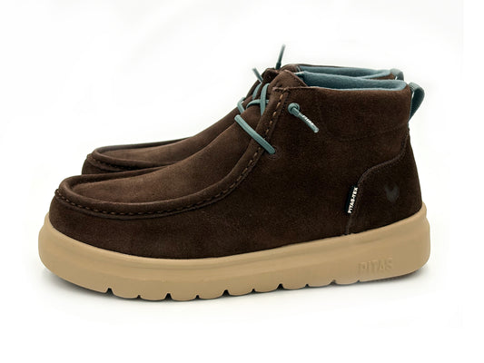 Pitas Paris Bota Walaby Serraje hidrofugado cafe Mujer